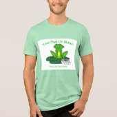 Dein Pad oder Meins - Herren Hellgrün Tri-Blend Shirt (Vorderseite)
