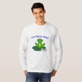 Dein Pad oder Meins - Herren Weiß Langarm T-Shirt (Vorne ganz)