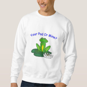 Dein Pad oder Meins - Männerweiß Sweatshirt