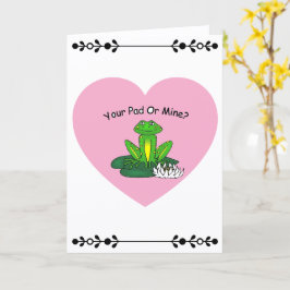 Dein Pad oder Meins? Valentinstagskarte Karte