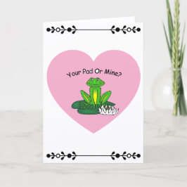 Dein Pad oder Meins? Valentinstagskarte Karte