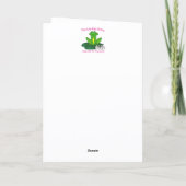 Dein Pad oder Meins? Valentinstagskarte Karte (Rückseite)