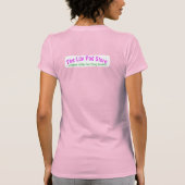 Dein Pad oder Meins Women's Soft Pink T-Shirt (Rückseite)