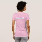 Dein Pad oder Meins Women's Soft Pink T-Shirt (Schwarz voll)