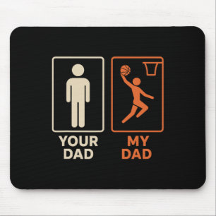 Dein Papa Mein Papa Sketll Dunk Tochter Sohn Vater Mousepad