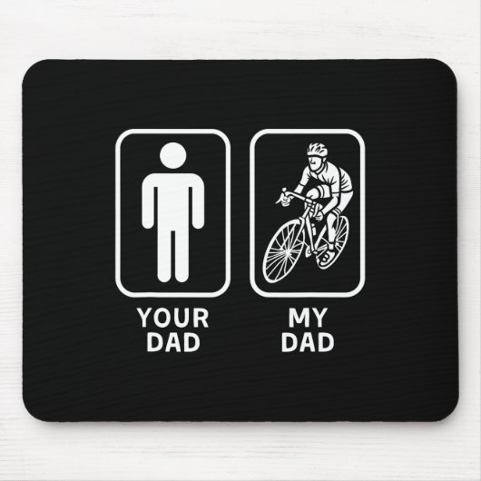 Dein Papa Mein Papa Vatertag  Mousepad (Vorne)