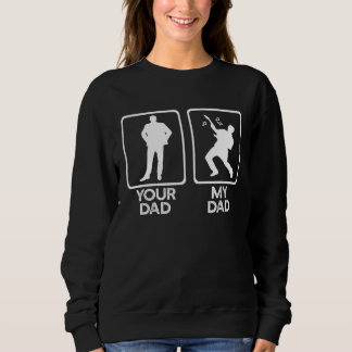 Dein Papa VS Mein Gitarren-Vater-Meme Sweatshirt