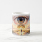Dein Pfad Visionäres Auge Becher Kaffeetasse (Mittel)
