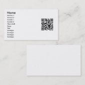 Dein QR Code auf Visitenkarten Visitenkarte (Vorne/Hinten)