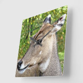 DEIN QUADRATISCHE WANDUHR (Winkel)