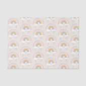 Dein Regenbogen kommt als Geschenktasche Seidenpapier (Vorderseite)