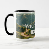 Dein Reiseweg Tasse Benutzerdefiniert (Links)