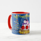 Dein Schneemann Tasse (Vorderseite Links)