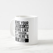 Dein Schwiegervater zu sein, scheint Geschenk genu Kaffeetasse (Vorderseite Links)