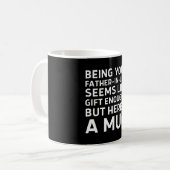 Dein Schwiegervater zu sein, scheint Geschenk genu Kaffeetasse (Vorderseite Links)
