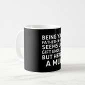 Dein Schwiegervater zu sein, scheint Geschenk genu Kaffeetasse (Vorderseite Links)