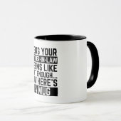 Dein Schwiegervater zu sein, scheint Geschenk genu Tasse (VorderseiteRechts)