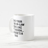Dein Schwiegervater zu sein scheint wie Geschenk g Kaffeetasse (Vorderseite Links)
