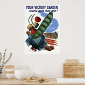 Dein Siegesgarten zählt mehr als je zuvor Poster (Küche)