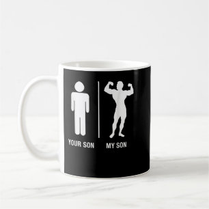 Dein Sohn mein Sohn Bodybuilder Funny Gym trainier Kaffeetasse