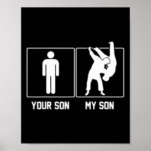 Dein Sohn Mein Sohn Judo Karate Stolz  Poster