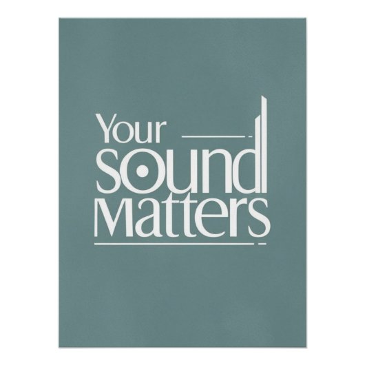 Dein Sound zählt Poster (Vorderseite)