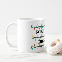 "Dein Staat", Barbed Wire & Christmas Lights Kaffeetasse