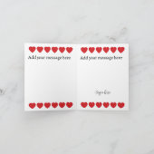 Dein süßster Teil meines Lebens Karte (Innenseite)