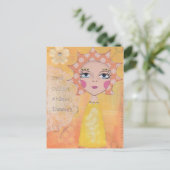 Dein Talent strahlt durch Postkarte (Stehend Vorderseite)