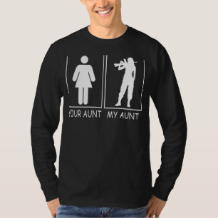 Dein Tante mein Soldat T-Shirt für Nephews