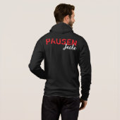 Dein Text - Beispiel: Pausenjacke Hoodie (Schwarz voll)