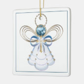 Dein Text: Der Weihnachtsgel des Glaubens Keramikornament (Links)