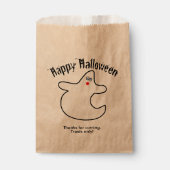 Dein Text glücklich Halloween Diva Ghost Geschenktütchen (Vorderseite)