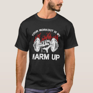 Dein Training ist mein wärmer, hochtrabender Fitne T-Shirt