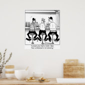 Dein Unterleib zeigt nicht Poster (Küche)