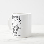 Dein Vater zu sein scheint Geschenk genug Kaffeetasse (Vorderseite Links)