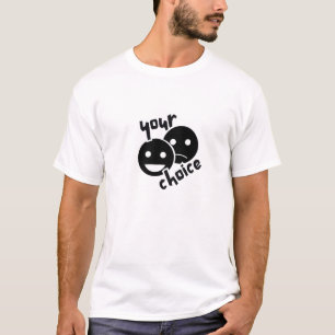 Dein Wahl T‑Shirt – Minimalistisches Line-Art-Desi T-Shirt
