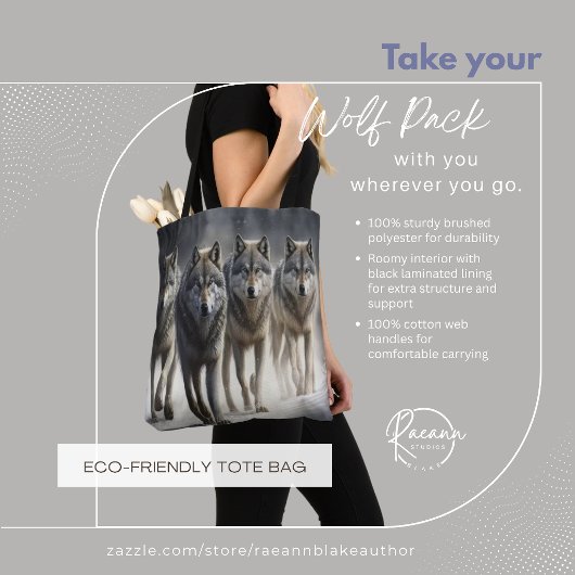 Dein Wolf Pack Tote Tasche