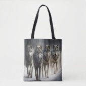 Dein Wolf Pack Tote Tasche (Vorderseite)