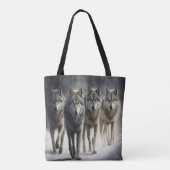Dein Wolf Pack Tote Tasche (Rückseite)