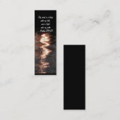 Dein Wort ist ein Lampe... Lesezeichen Mini Visitenkarte (Vorne/Hinten)