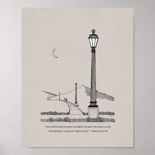 Dein Wort ist eine Lampe für mich, ein Licht für m Poster (Vorne)