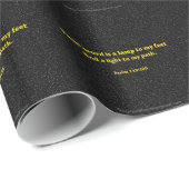 Dein Wort ist eine Lampe Geschenkpapier (Rolleneckpunkt)