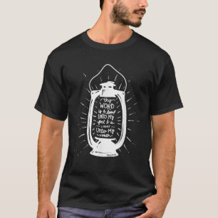 Dein Wort ist eine Lampe zu meinem Feet Psalm 119  T-Shirt