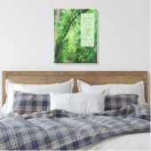 Dein Wort ist eine Lampe zu meinem Füßen Leinwanddruck (Insitu (Schlafzimmer))