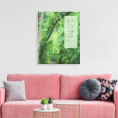 Dein Wort ist eine Lampe zu meinem Füßen Leinwanddruck (Insitu (Wohnzimmer))