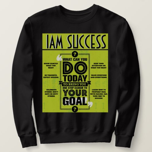DEIN ZIEL SWEATSHIRT (Design vorne)