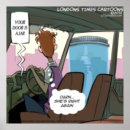 Deine Autotür ist ein Jar Funny Poster (Vorne)