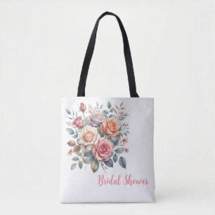 Deine Blüten im Stil tragen: Rose blau machen Wass Tasche