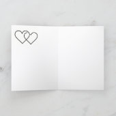 Deine Bude oder meine? Valentinstagskarte Karte (Innenseite)